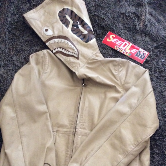 Bape Leather Rider Shark - Picture 2 of 8